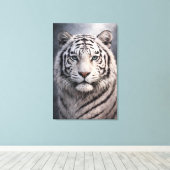 Toile White Tiger in Motion – ManJiangHong Art Series (Insitu (Plancher de Bois))