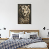 Toile White Tiger – Mystical Fantasy Portrait – ManJiang (Insitu(Chambre))