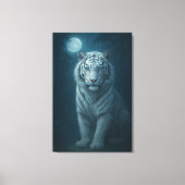 Toile White Tiger – Mystical Fantasy Portrait – ManJiang (Recto)