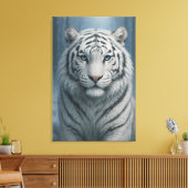 Toile White Tiger – Mystical Fantasy Portrait – ManJiang (Insitu(Salon))
