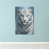 Toile White Tiger – Mystical Fantasy Portrait – ManJiang (Insitu (Plancher de Bois))
