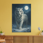 Toile White Tiger – Mystical Fantasy Portrait – ManJiang (Insitu(Salon))