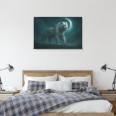 Toile White Tiger – Mystical Fantasy Portrait – ManJiang (Insitu(Chambre))