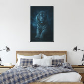 Toile White Tiger – Mystical Fantasy Portrait – ManJiang (Insitu(Chambre))