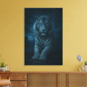 Toile White Tiger – Mystical Fantasy Portrait – ManJiang (Insitu(Salon))