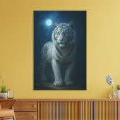 Toile White Tiger – Mystical Fantasy Portrait – ManJiang (Insitu(Salon))