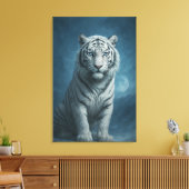 Toile White Tiger – Mystical Fantasy Portrait – ManJiang (Insitu(Salon))