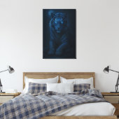 Toile White Tiger – Mystical Fantasy Portrait – ManJiang (Insitu(Chambre))