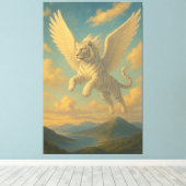 Toile White Tiger • Sky Ascension | ManJiangHong Fine Ar (Insitu (Plancher de Bois))