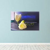 Toile White yellow freesia (Insitu (Plancher de Bois))