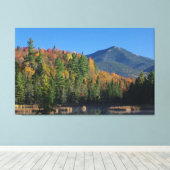Toile Whiteface Mountain sur Little Cherrypatch Pond (Insitu (Plancher de Bois))