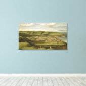 Toile Whitehaven, Cumbria, Showing Flatt Hall, c.1730-35 (Insitu (Plancher de Bois))