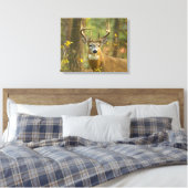 Toile Whitetail Deer Buck | Corégone, Montana (Insitu(Chambre))