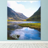 Toile wiew nature, montagne (Insitu (Plancher de Bois))