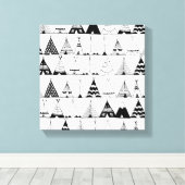 Toile Wigwam inspiré 6 (Insitu (Plancher de Bois))