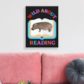 TOILE WILD À PROPOS DE LA LECTURE (Insitu(Salon))