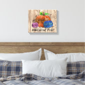 Toile Wild About Fall Empreintes de léopard Citrouilles (Insitu(Chambre))