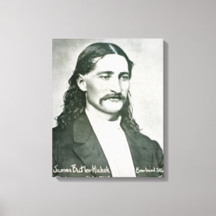 Toile 'Wild Bill' Hickok (b/w photo)