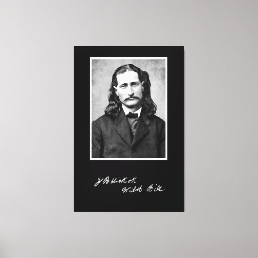Toile 'Wild Bill' James Butler Hickok dans son Premier (Recto)