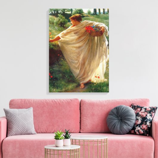 Toile Wild Blossoms (par Edward Poynter) (Insitu(Salon))