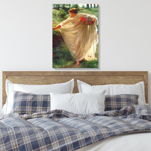 Toile Wild Blossoms (par Edward Poynter) (Insitu(Chambre))