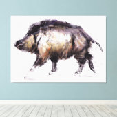 Toile Wild Boar 1999 (Insitu (Plancher de Bois))