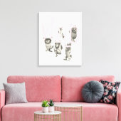 Toile WILD | Wild Things et Max - Rose (Insitu(Salon))