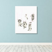 Toile WILD | Wild Things et Max - Rose (Insitu (Plancher de Bois))