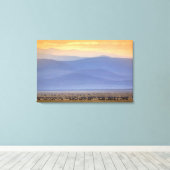 Toile Wildebeest pendant la migration, Connochetes (Insitu (Plancher de Bois))