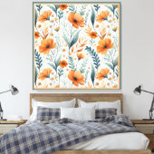 Toile Wildflower Botanical Boho (Insitu(Chambre))