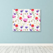 Toile Wildflower Mix Premium Wrapped Canvas (Insitu (Plancher de Bois))