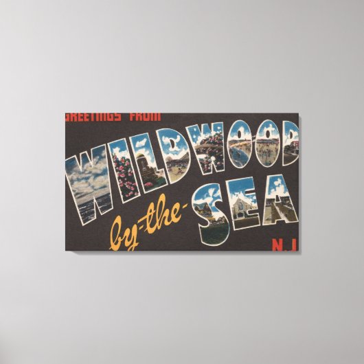 Toile Wildwood by the Sea, New Jersey 2 (Recto)