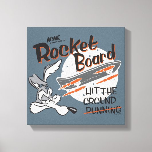 Toile WILE E. COYOTE™ ACME Rocket Board (Recto)