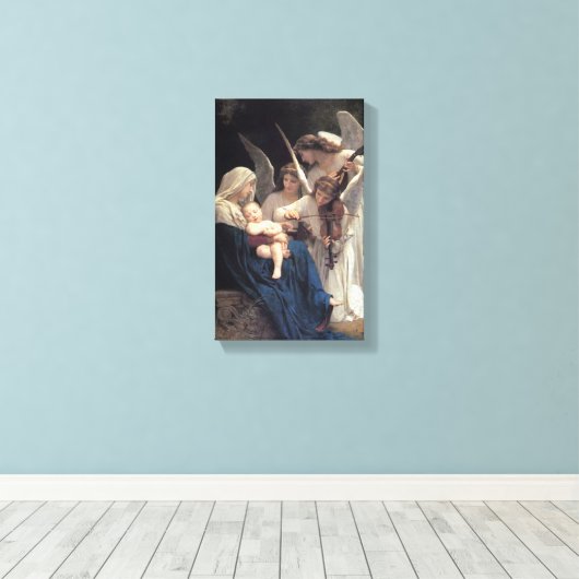 Toile William-Adolphe Bouguereau - Chant des Anges (Insitu (Plancher de Bois))