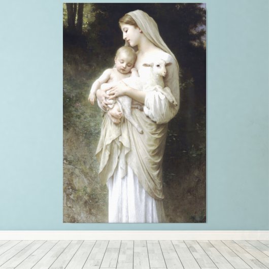 Toile William Adolphe - Innocence de Bouguereau (Insitu (Plancher de Bois))