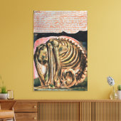 Toile William Blake | La création d'Urizen en matière (Insitu(Salon))
