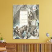 Toile William Blake | La descente d'Odin, un Ode, de (Insitu(Salon))