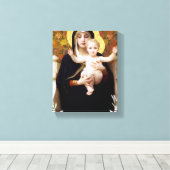 Toile William Bouguereau - La Vierge des Lilies (Insitu (Plancher de Bois))