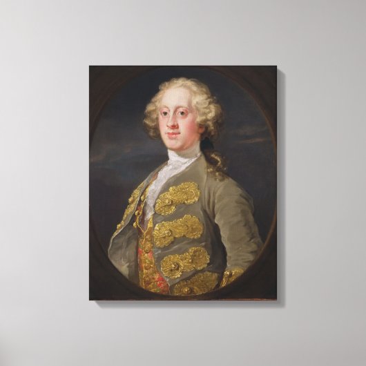 Toile William Cavendish, marqueur de Hartington, 4 aout (Recto)