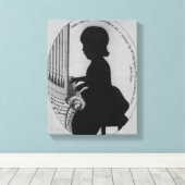 Toile William Crotch jouer l'orgue (Insitu (Plancher de Bois))