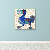 Toile William De Morgan Le Dodo Sur Le Tissu (Insitu (Plancher de Bois))