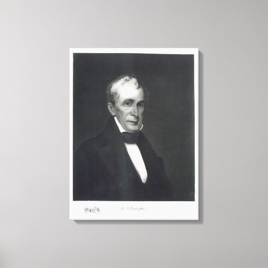 Toile William Henry Harrison, 9e président de l'unité (Recto)