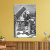 Toile William Herschel découvre la planète Uranus (Insitu(Salon))