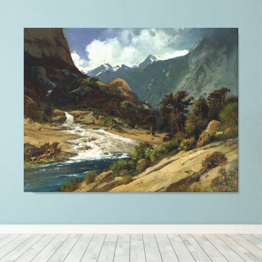Toile William Keith Hetch Hetchy Side Canyon I (Insitu (Plancher de Bois))