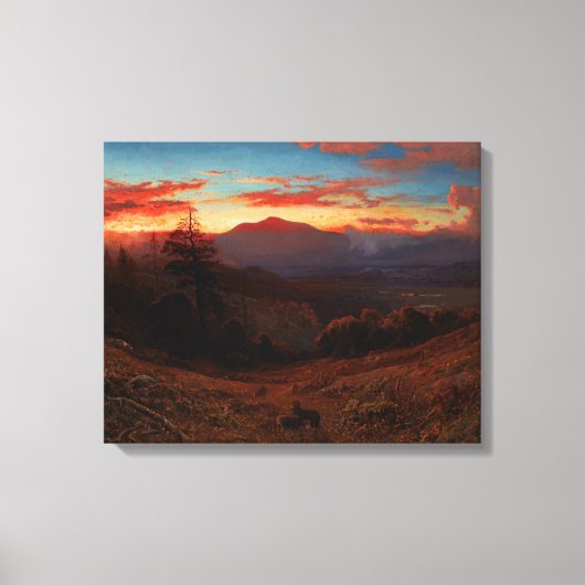 Toile William Keith_Sunset sur le mont Diablo (Recto)