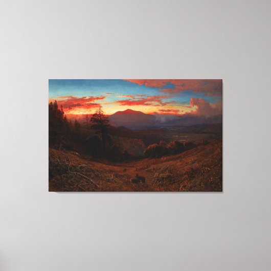 Toile William Keith_Sunset sur le mont Diablo (Recto)
