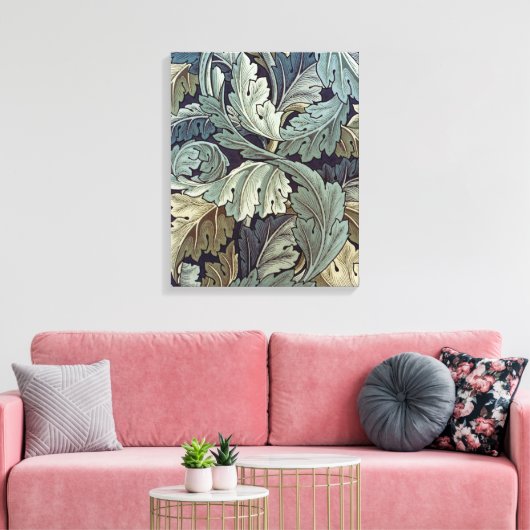 Toile William Morris Acanthus Feuilles (Insitu(Salon))