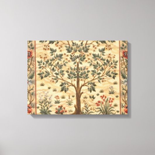 Toile William Morris Arbre De Vie (Recto)