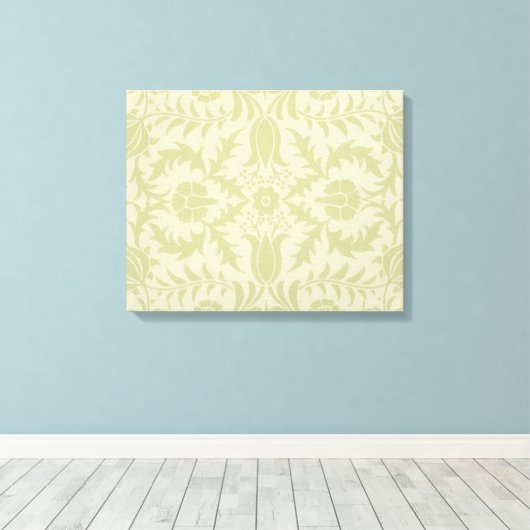 Toile William Morris Borge Mariage Soft Green (Insitu (Plancher de Bois))