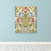 Toile William Morris Brocade Motif de fond d'écran flora (Insitu (Plancher de Bois))